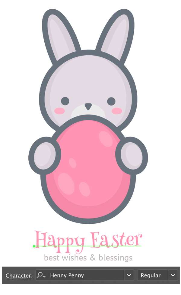 Langkah 10-easter-bunny-egg