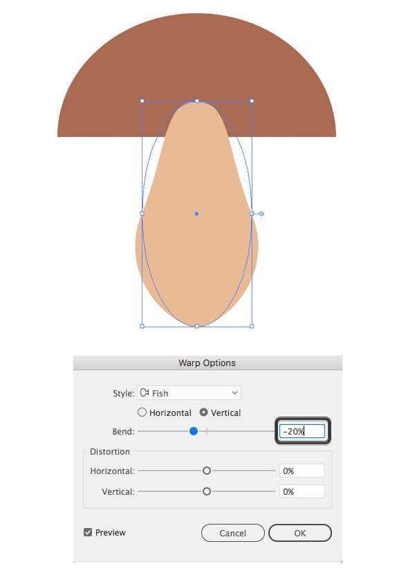 Flat Design Jamur Musim Gugur di Adobe Illustrator Membuat Jamur Flat Design Vector di Adobe Illustrator 03