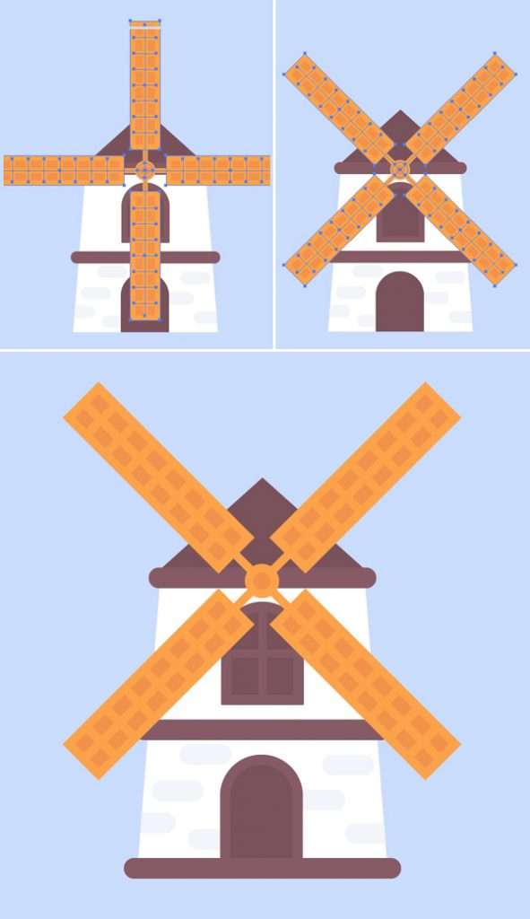 Tutorial "Flat Design" Kincir Angin di Adobe Illustrator Tahap 10-Membuat-Flat-Design-Kincir-Angin-di-Adobe-Illustrator