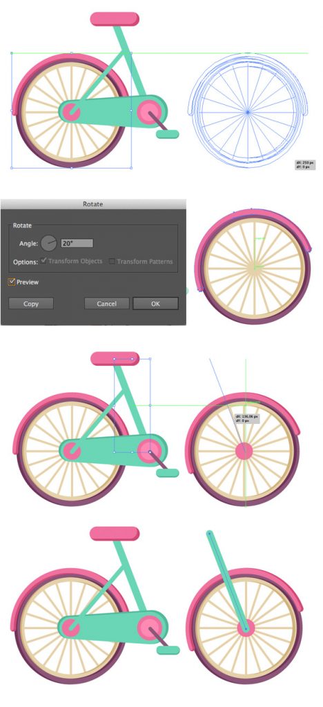 Tahap 12-flat-bicycle-wheels