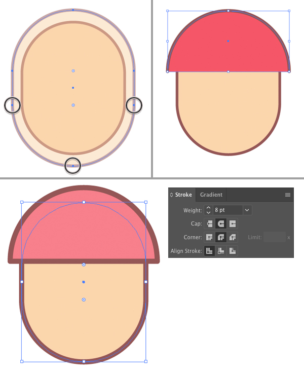 Tahap 3-flat design