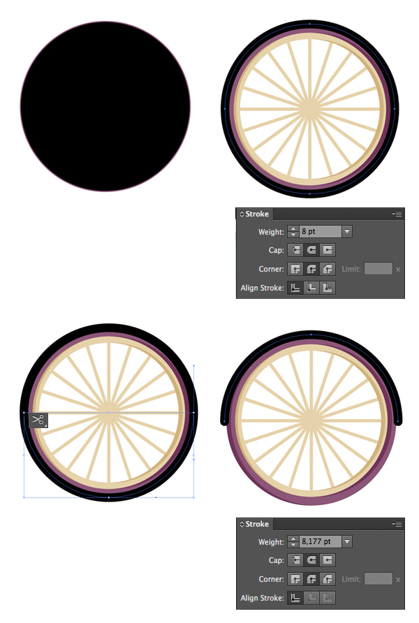 Tahap 6-flat-bicycle-wheels