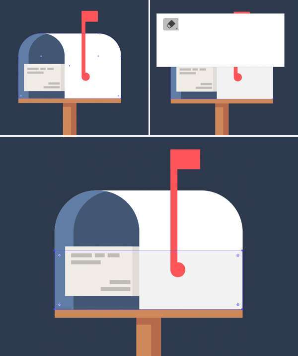 Tutorial Icon Flat Design Kotak Surat di Adobe Illustrator 10