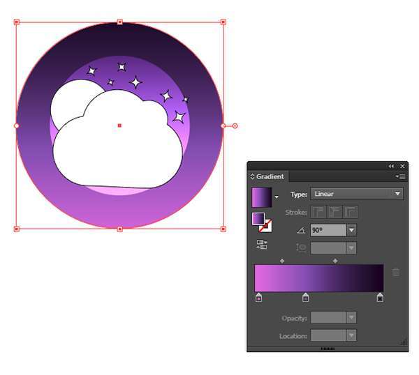 Tutorial Membuat Ikon Flat Design Aplikasi Cuaca 03