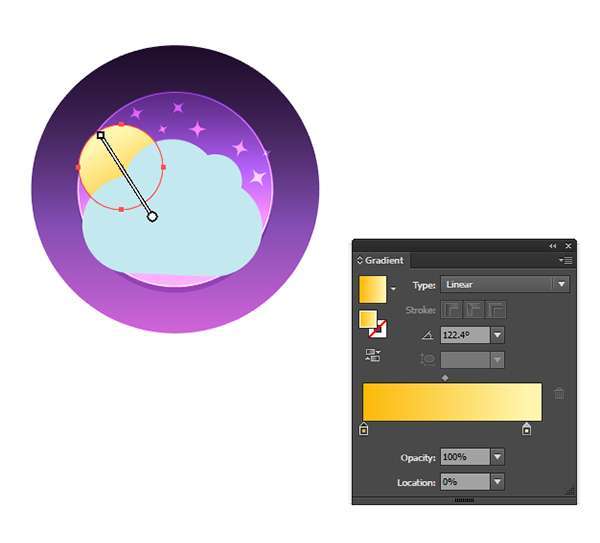 Tutorial Membuat Ikon Flat Design Aplikasi Cuaca 04