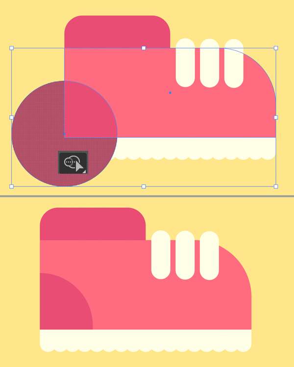 Tutorial Icon Design Shoes "Flat Design" di Illustrator Tutorial-Menggambar-Ikon-Sepatu-Flat-Design-07