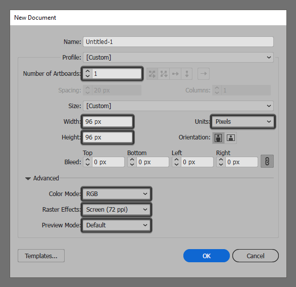 Tutorial Ikon Flat Design Kunci Kuno di Adobe Illustrator 01
