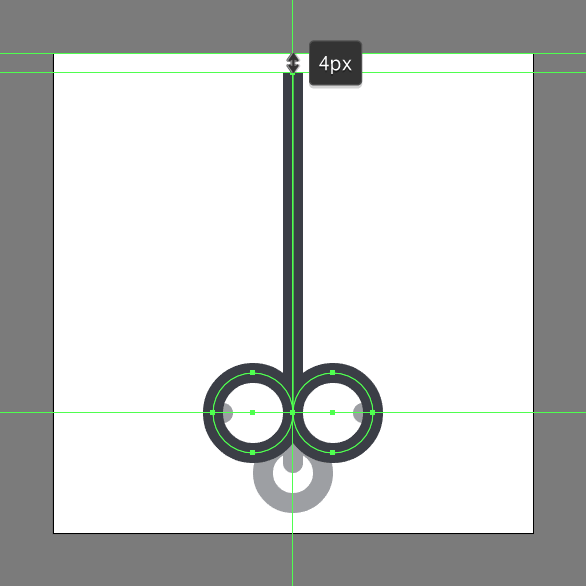 Tutorial Ikon Flat Design Kunci Kuno di Adobe Illustrator 06
