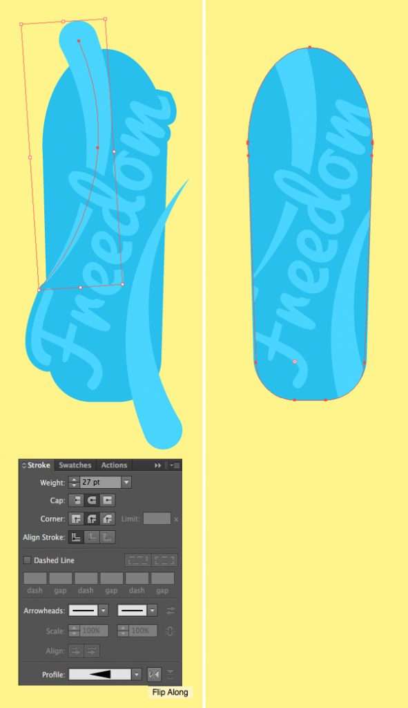 Tutorial Membuat Flat Design Skateboards Menggunakan Adobe Illustrator 09