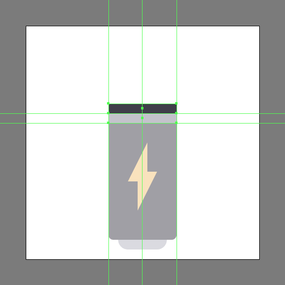 Tutorial Desain Ikon "Flat Design" Battery di Illustrator Tutorial Membuat Ikon Baterai di Adobe Illustrator CC 07