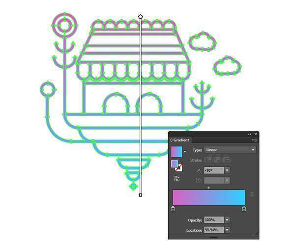 Tutorial Desain Ikon "Flat Design" House Vector Tutorial Membuat Ikon Flat Design Vektor Bangunan Bergaya Fantasi 05