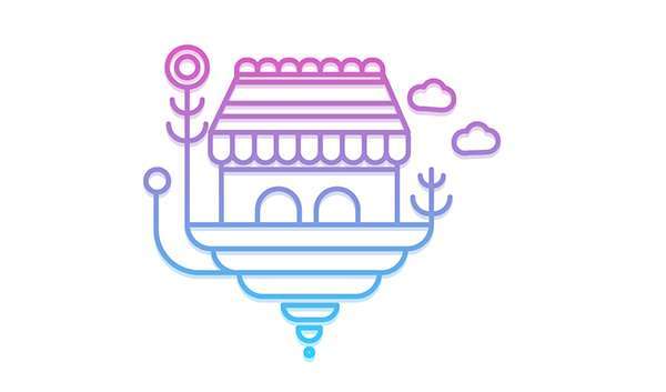 Tutorial Desain Ikon "Flat Design" House Vector Tutorial Membuat Ikon Flat Design Vektor Bangunan Bergaya Fantasi