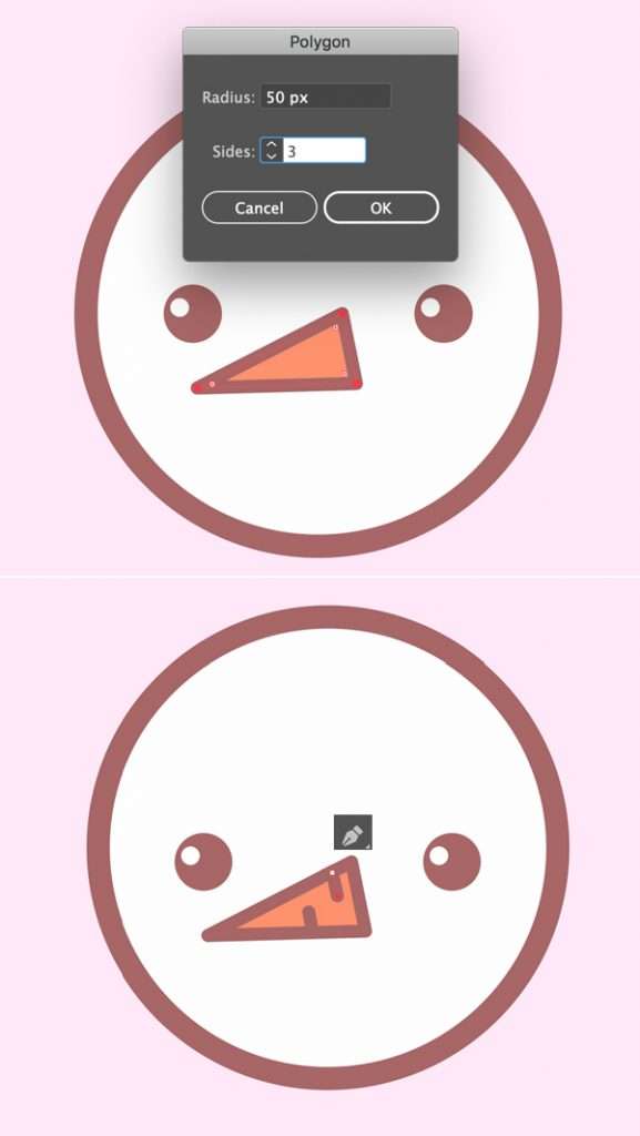 Tutorial Membuat Ikon Karakter Snowman di Adobe Illustrator 06