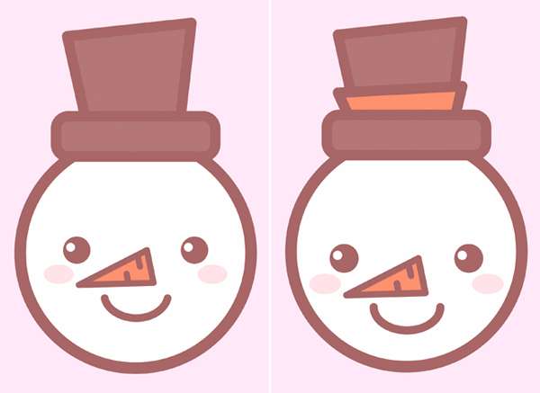 Tutorial Membuat Ikon Karakter Snowman di Adobe Illustrator 09
