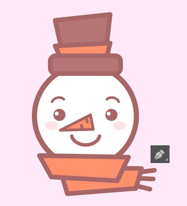 Tutorial Membuat Ikon Karakter Snowman di Adobe Illustrator 12