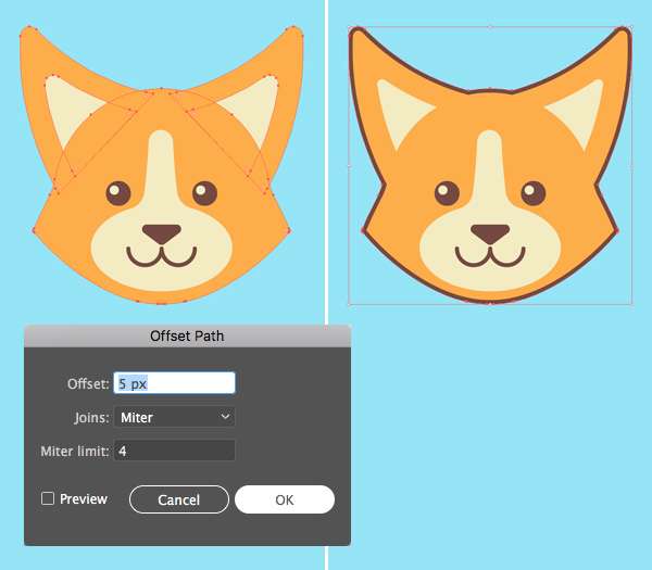 Tutorial Membuat Logo Karakter Serigala di Adobe Illustrator CC 12