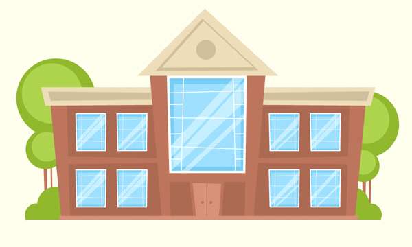 Tutorial Menggambar ilustrasi Vektor Bangunan Flat Design 11