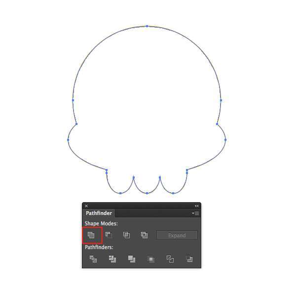 Tutorial Vektor Flat Design Tengkorak di Adobe Illustrator 02