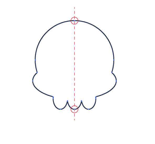 Tutorial Vektor Flat Design Tengkorak di Adobe Illustrator 04