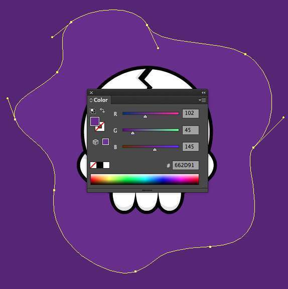 Tutorial Vektor Flat Design Tengkorak di Adobe Illustrator 24