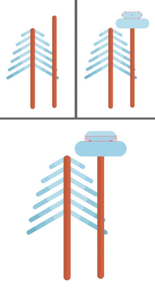 Tutorial Membuat Flat Design Musim Dingin di Adobe Illustrator CC 08