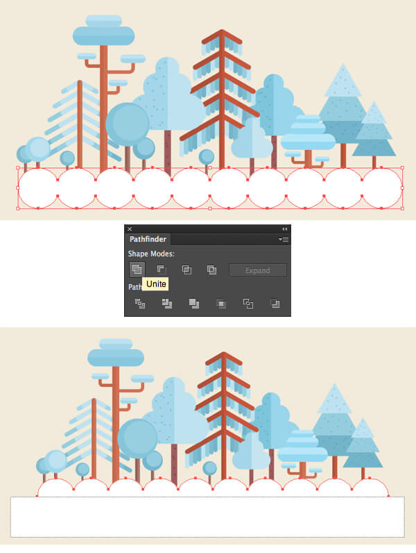 Tutorial Membuat Flat Design Musim Dingin di Adobe Illustrator CC 25