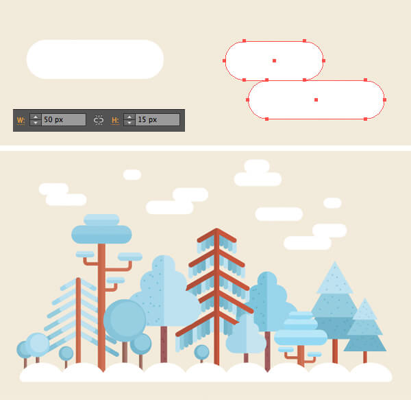 Tutorial Membuat Flat Design Musim Dingin di Adobe Illustrator CC 27