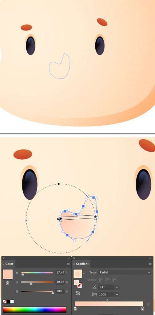 Tutorial Membuat Ikon Anak Kecil di Adobe Illustrator CC 07
