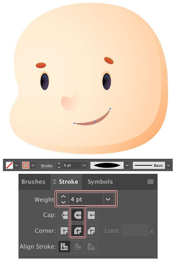 Tutorial Membuat Ikon Anak Kecil di Adobe Illustrator CC 08