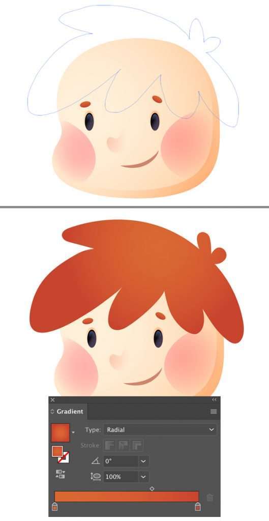 Tutorial Membuat Ikon Anak Kecil di Adobe Illustrator CC 11