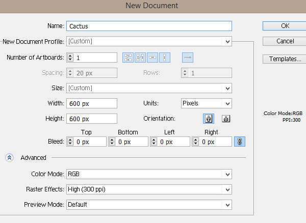 Tutorial Desain Karakter Kaktus di Illustrator CC Tutorial Membuat Karakter Kaktus Lucu di Adobe Illustrator CC 01