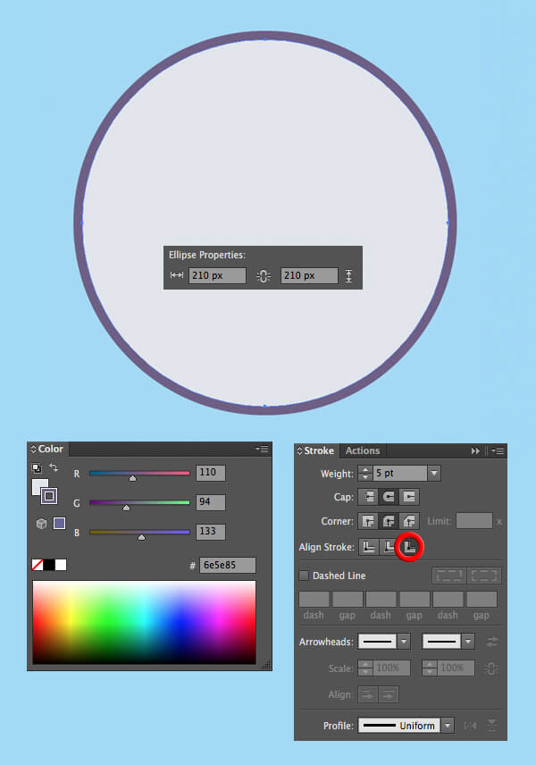Tutorial Membuat Vektor Telur di Adobe Illustrator CC 01