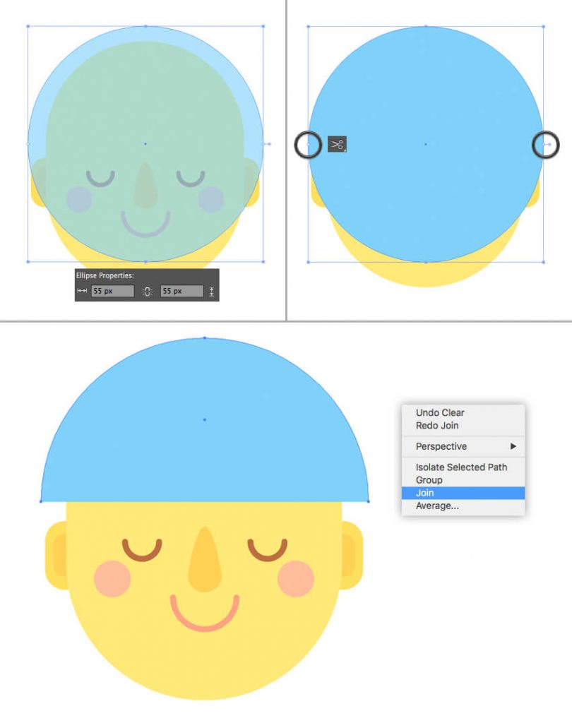 Tutorial Membuat Interior Flat Desain Flat di Adobe Illustrator CC 07
