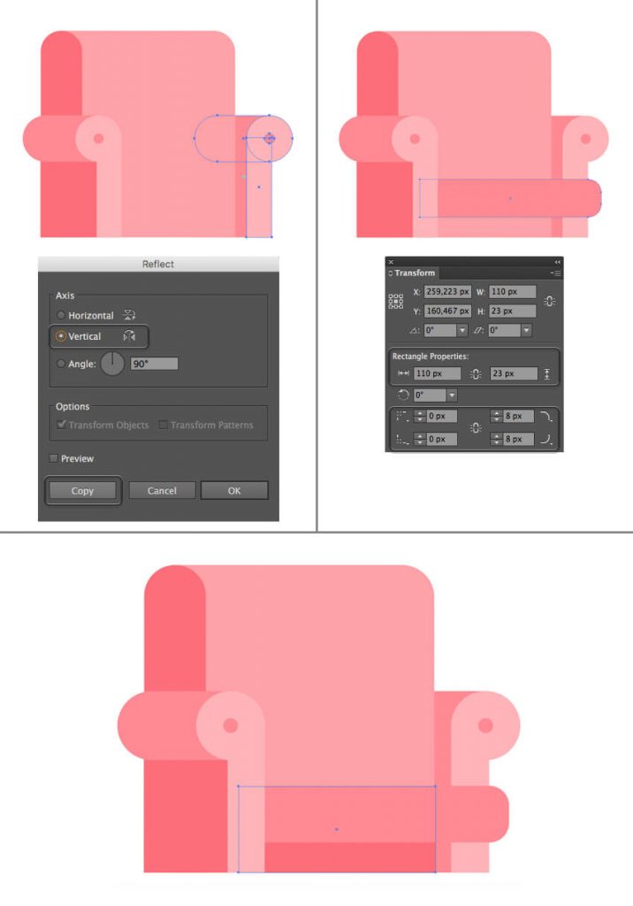 Tutorial Membuat Interior Flat Desain Flat di Adobe Illustrator CC 20