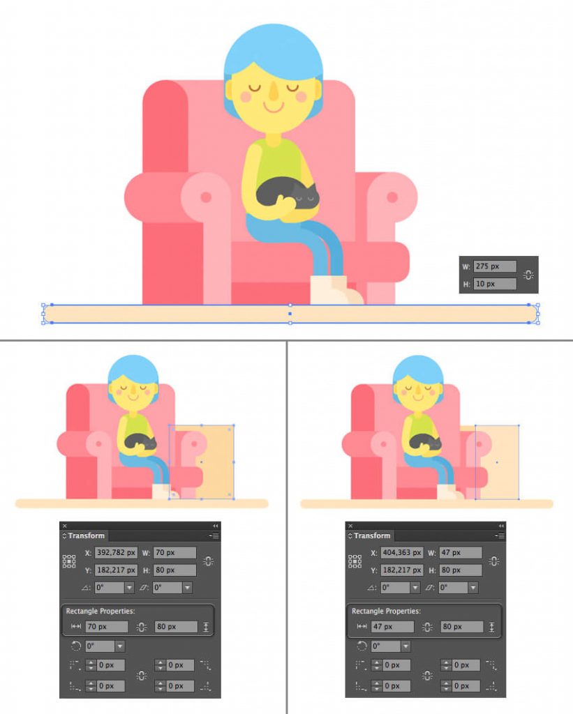 Tutorial Membuat Interior Flat Desain Flat di Adobe Illustrator CC 21